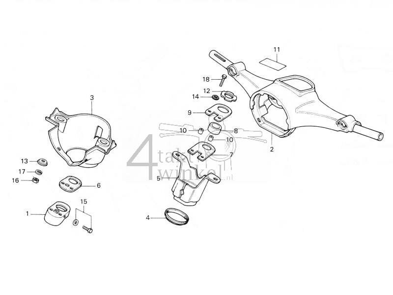 F3 - Steering Handle - Top Bridge