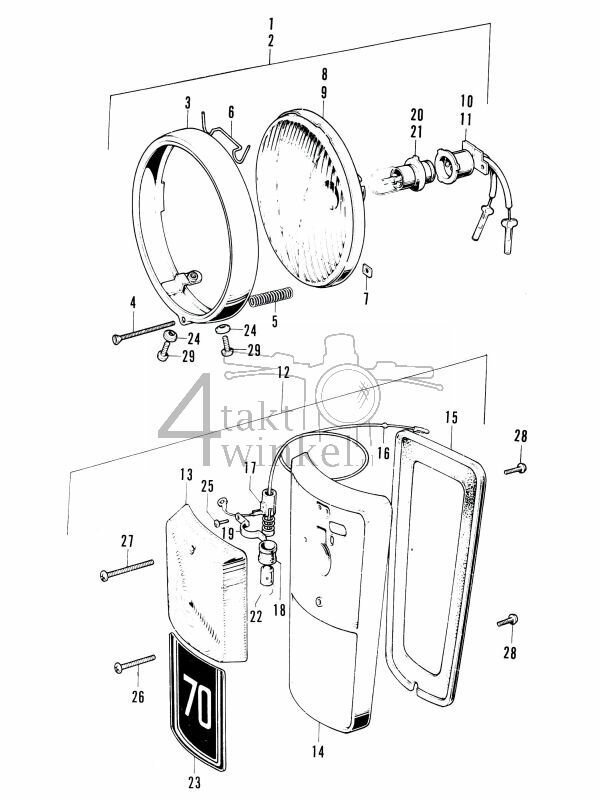 F4 - Headlight - Position Lamp