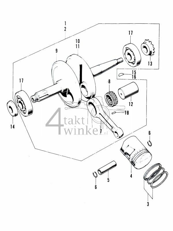 E3 - Crankshaft - Piston