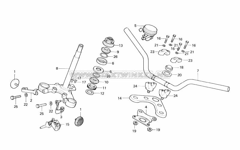 F4 - Handlebar - Steering Stem