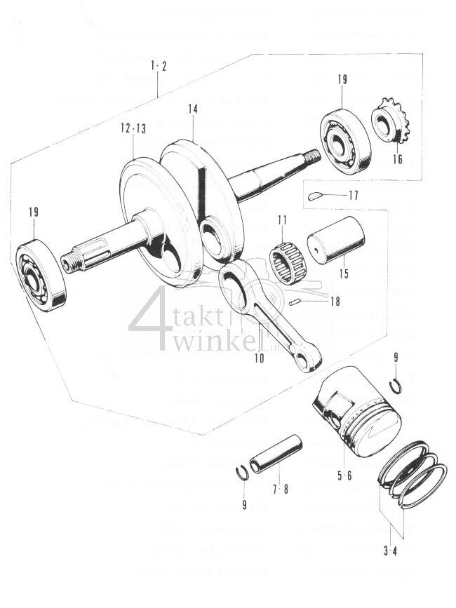 E8 - Crankshaft - Piston