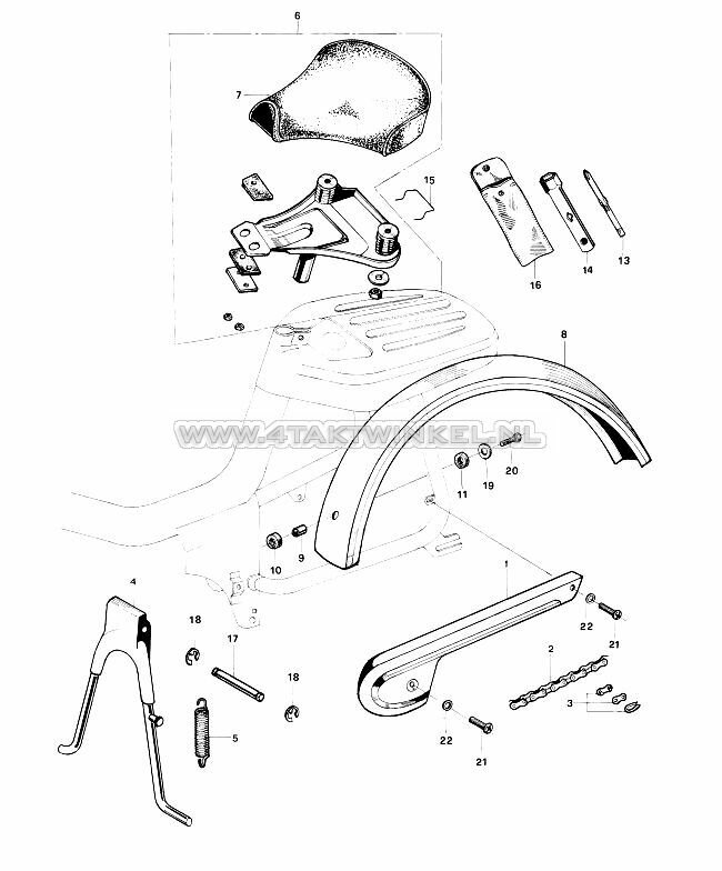 F7 - SITZBANK UND KOTFLUEGEL HINTEN