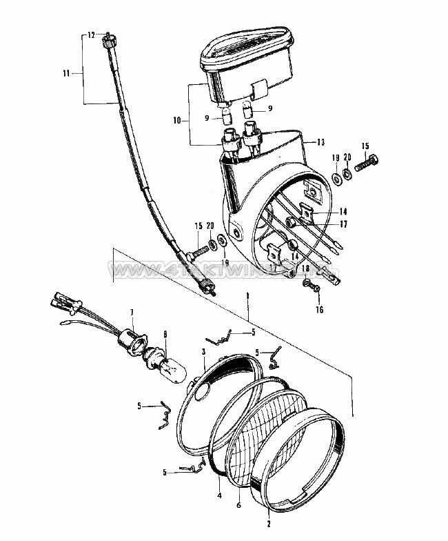 F13 - HEAD LIGHT - SPEEDO