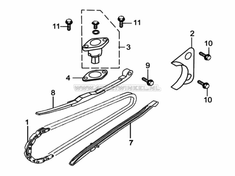 E5 - TIMING CHAIN - TENSIONER