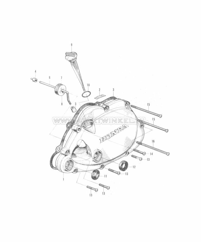 E4 - Right Crankcase Cover