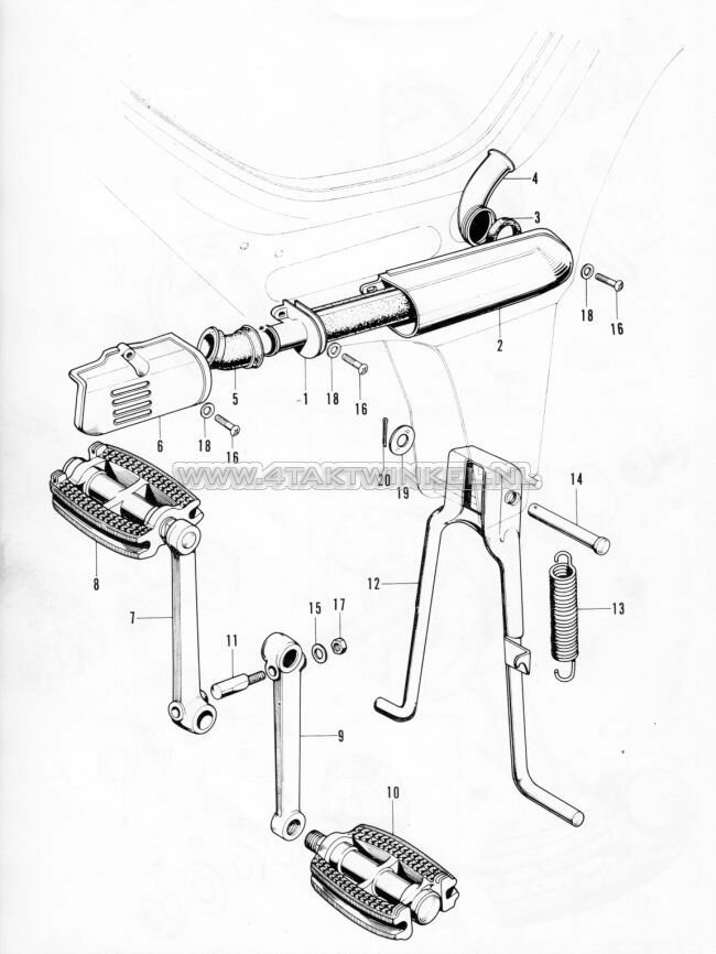 F5 - Air Cleaner - Pedal - Stand