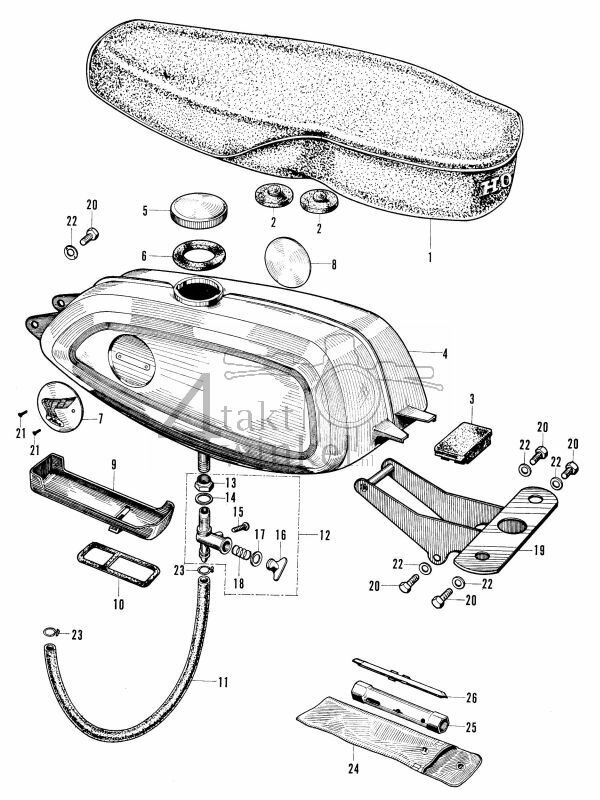 F6 - Seat - Fuel Tank