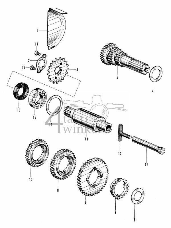E8 - Main Shaft - Counter Shaft