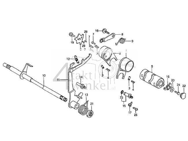 E14 - Gearshift Drum