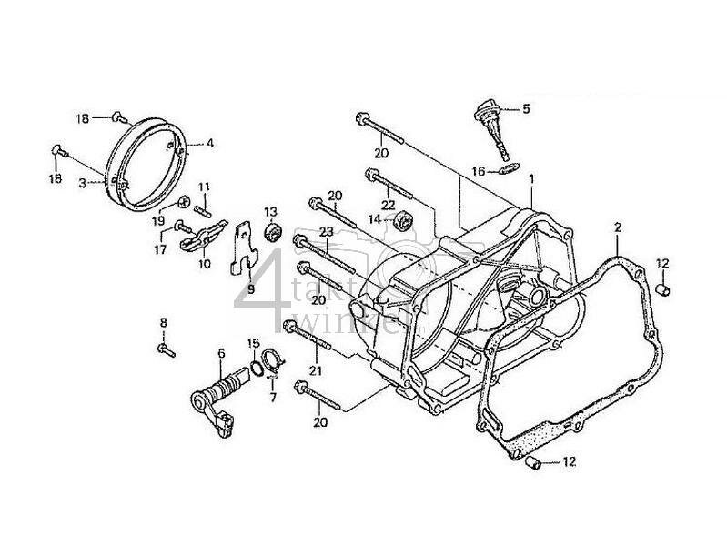 E6 - Right Crankcase Cover