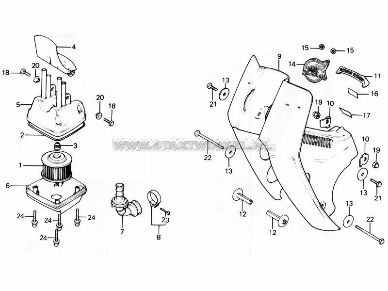 F7 - Front Cover - Air Cleaner