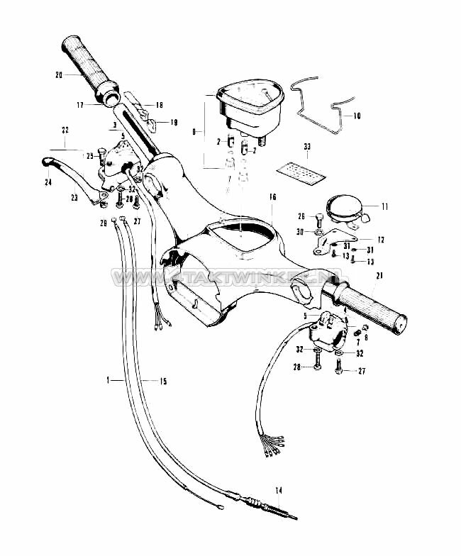 F1 - STEERING HANDLE AND SWITCHES