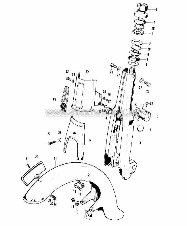 F3 - FRONT FORK