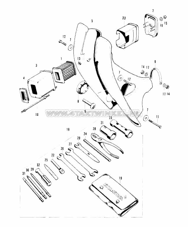 F6 - LEG COVER AND TOOLS