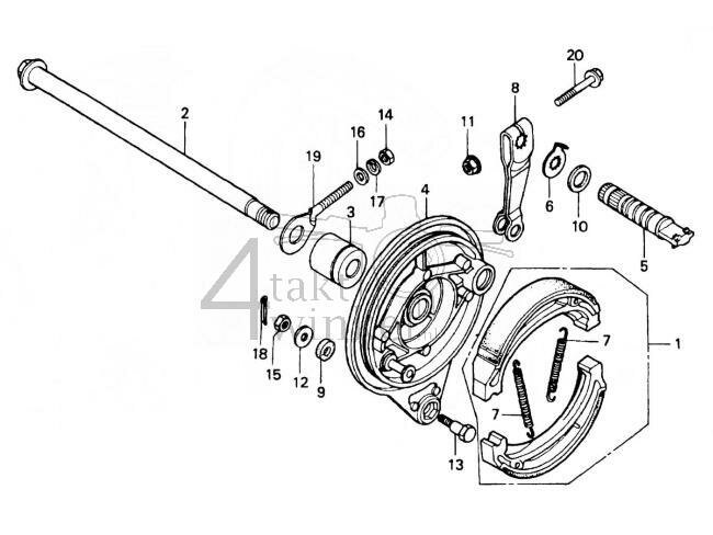 F10 - Rear brake panel