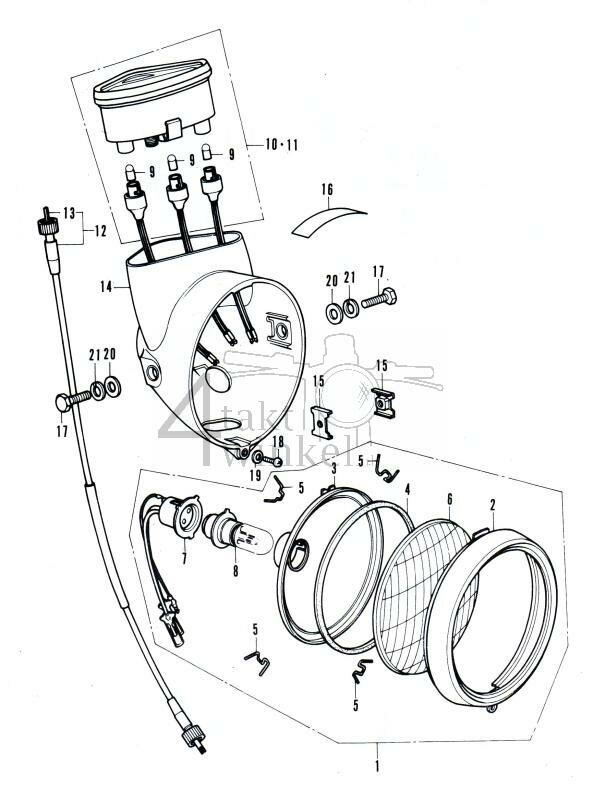 F3 - Headlight - Speedometer