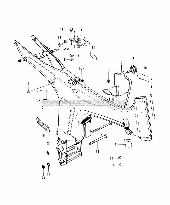 F19 - FRAME BODY - HELMET HOLDER