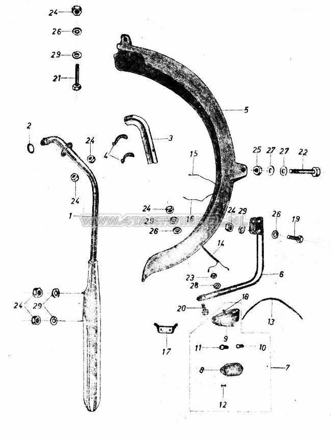F8 - Muffler  - Rear Fender - Taillight
