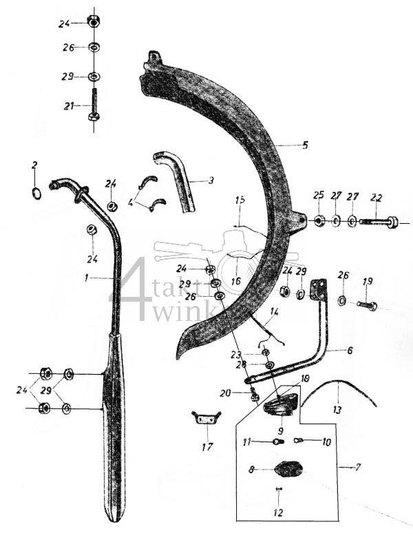 F8 - Muffler - Rear Fender - Taillight
