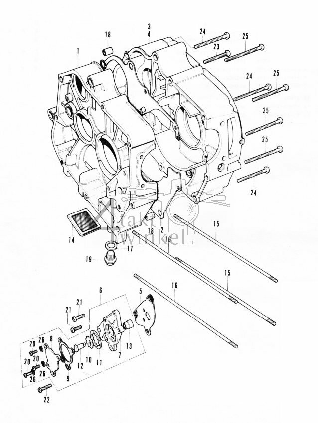 E12 - Crankcase - Oil Pump