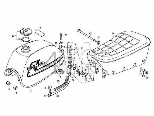 F8 - Fuel Tank - Seat