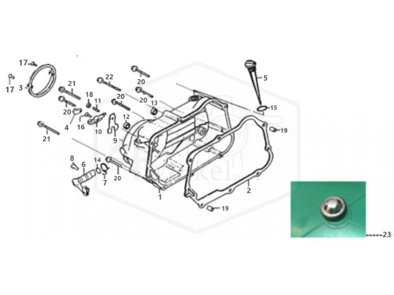 E8 - Right Housing Cover