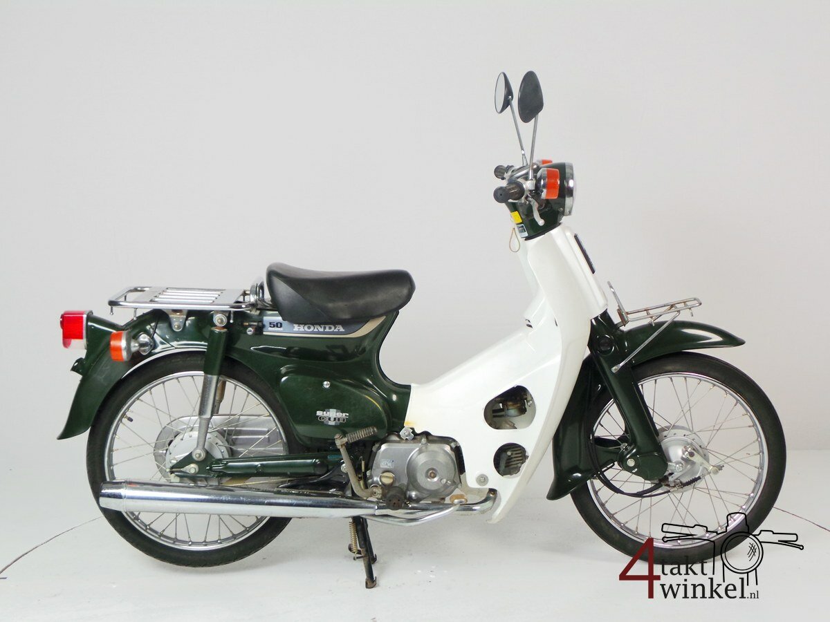 VERKAUFT ! Honda C50 NT Japanese, green, 4756 km, with papers