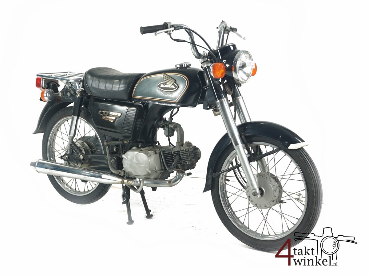 VERKAUFT ! Honda CD90, black, 8597km