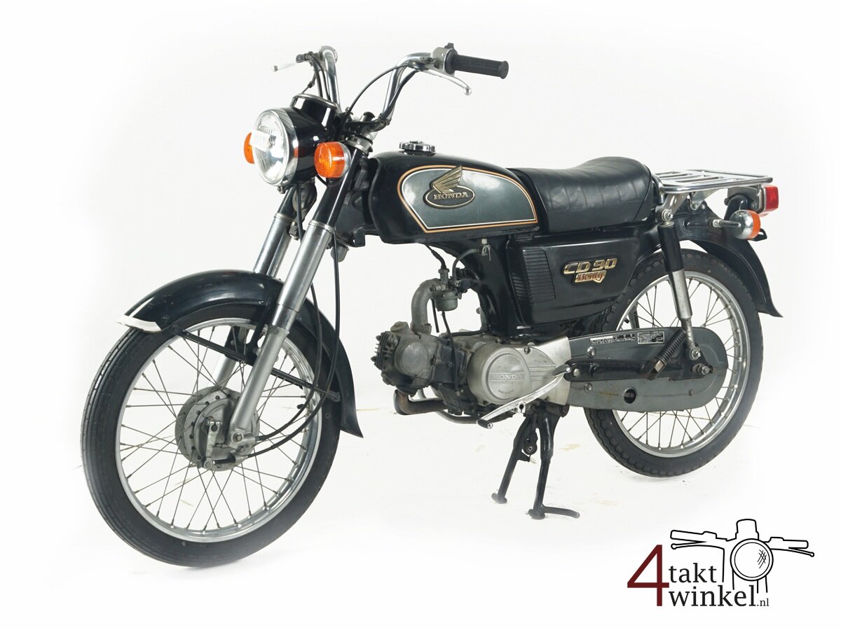 VERKAUFT ! Honda CD90, black, 8597km