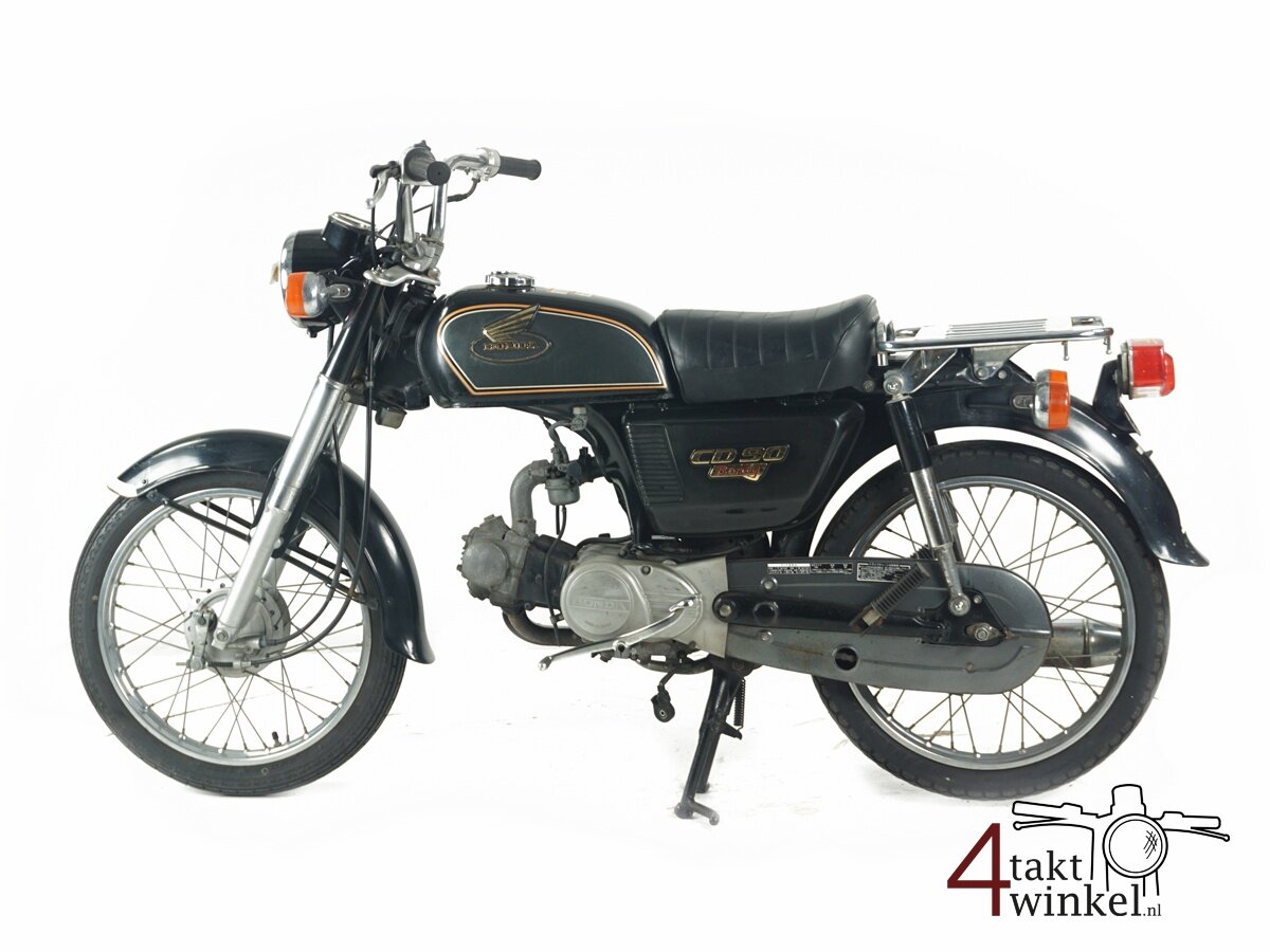 VERKAUFT ! Honda CD90, black, 8597km