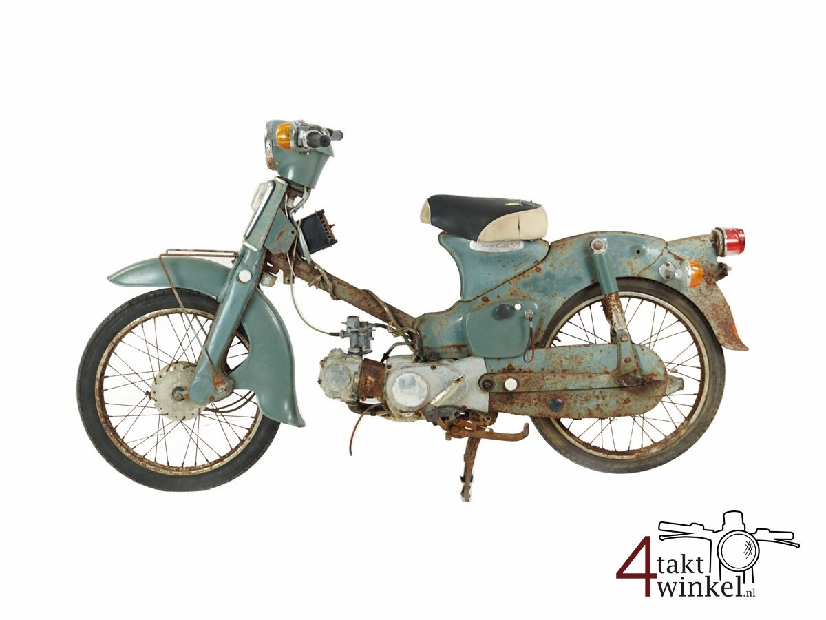 Honda C50 OT, green, 2989km