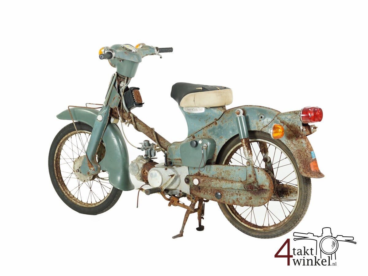 Honda C50 OT, green, 2989km