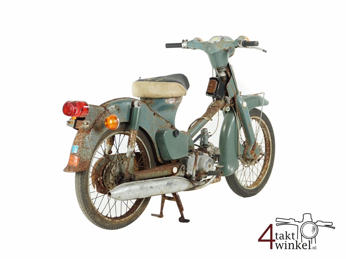 Honda C50 OT, green, 2989km