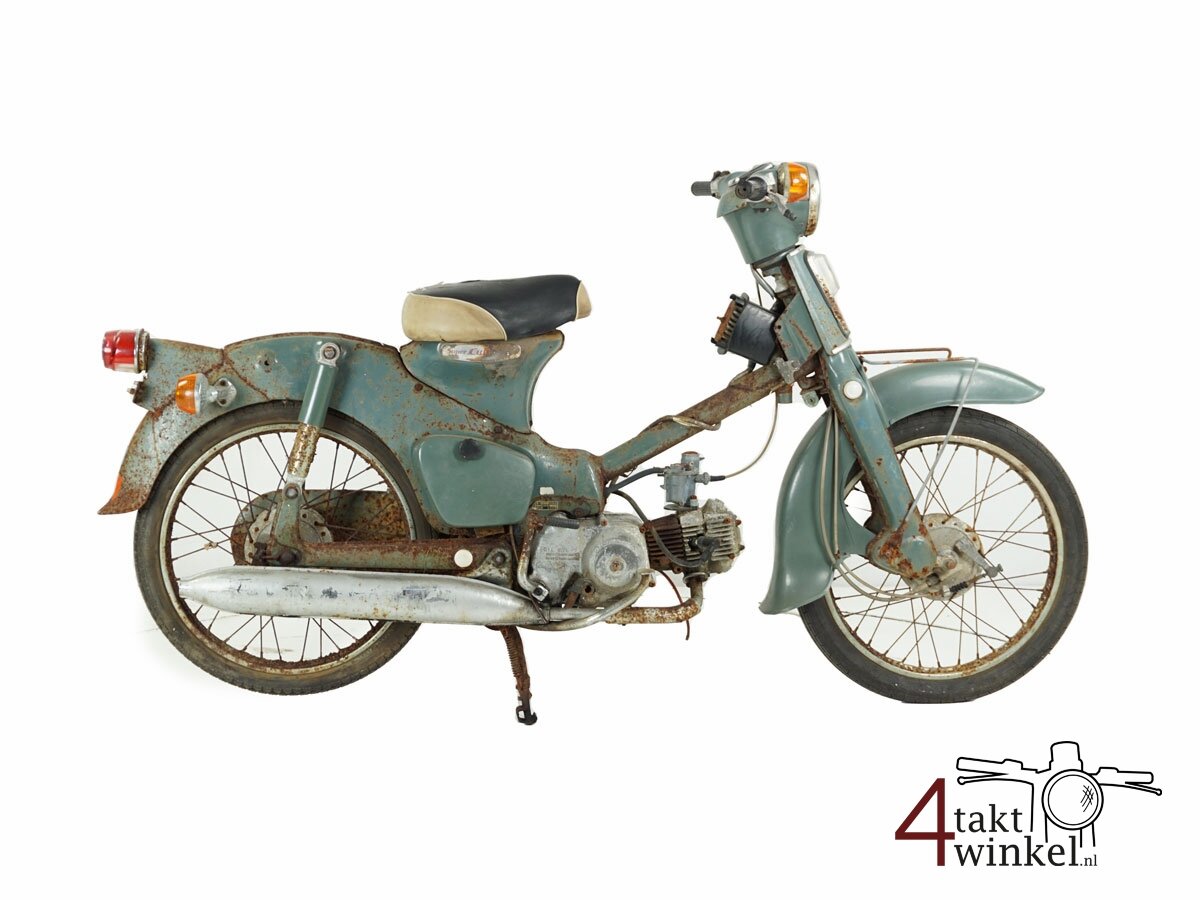 Honda C50 OT, green, 2989km