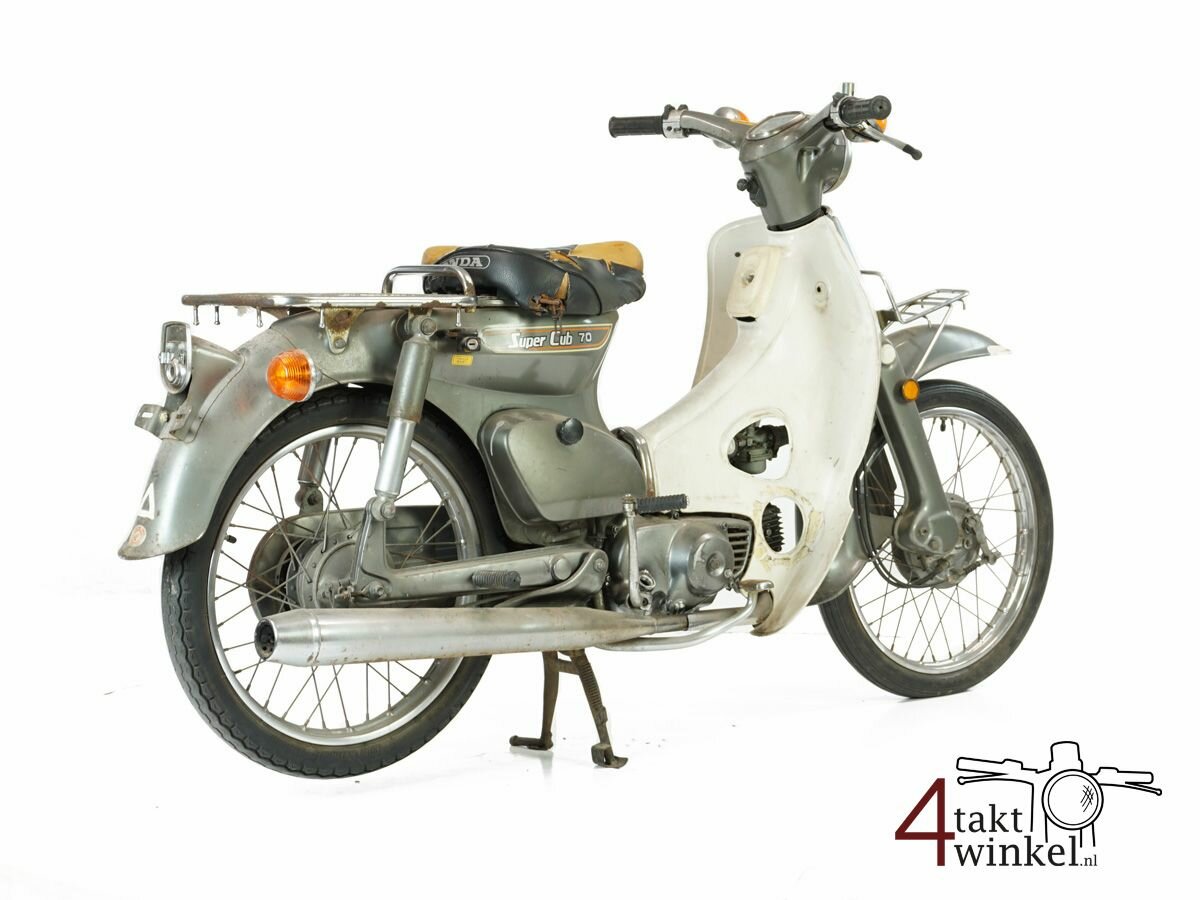 VERKAUFT !!  Honda C70 K1 Japanese, gray, 10407 km