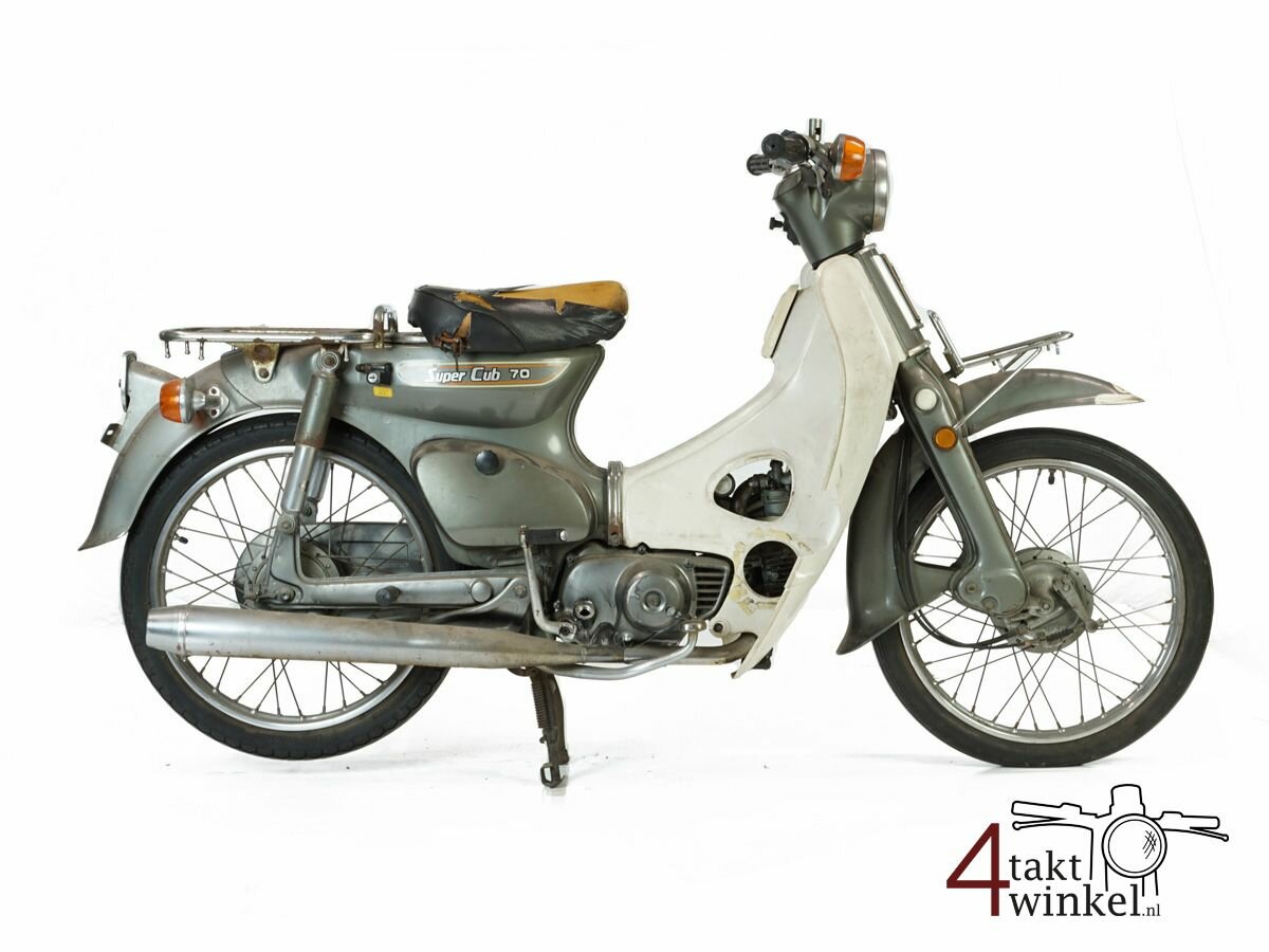 VERKAUFT !!  Honda C70 K1 Japanese, gray, 10407 km