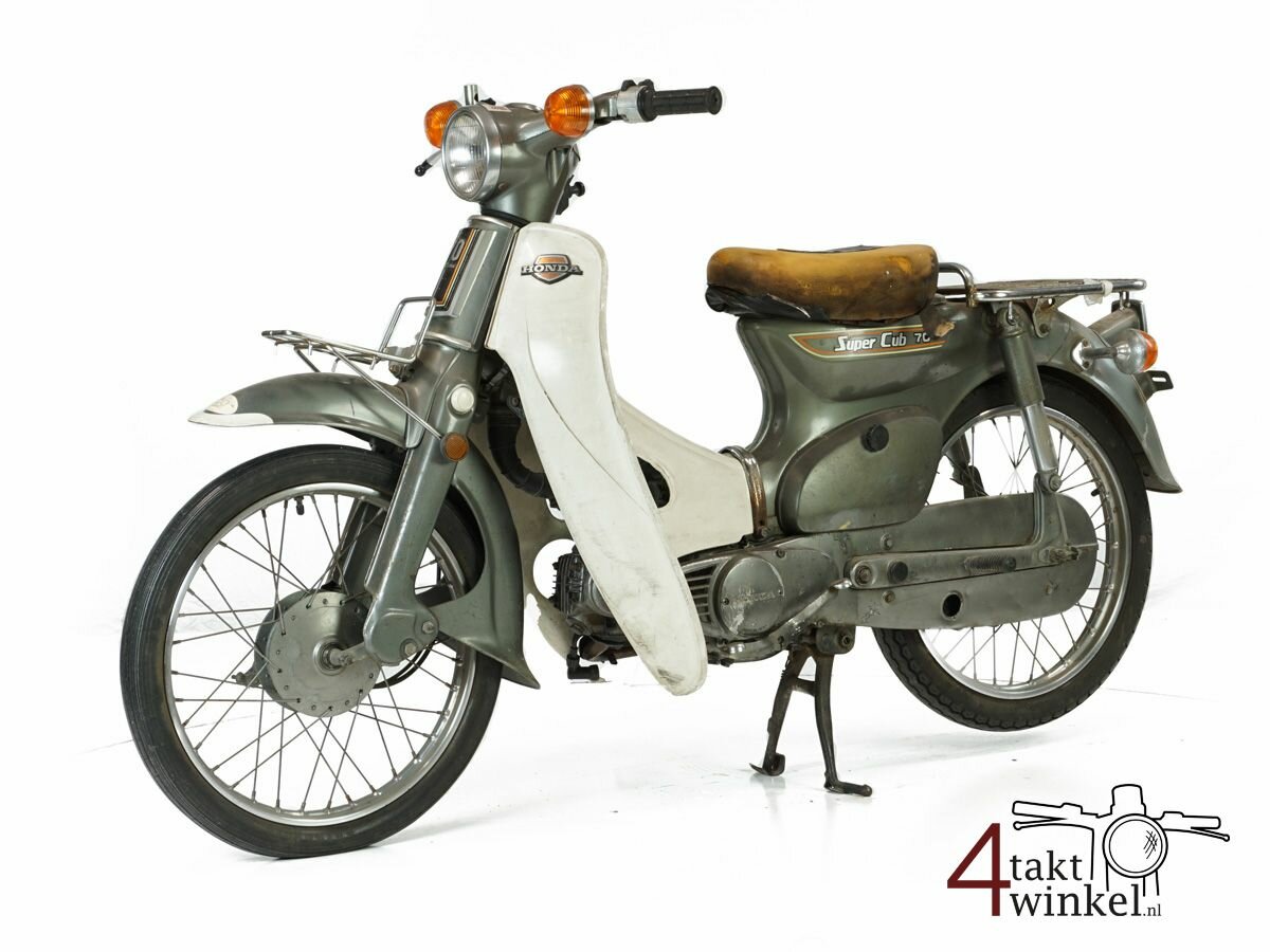 VERKAUFT !!  Honda C70 K1 Japanese, gray, 10407 km
