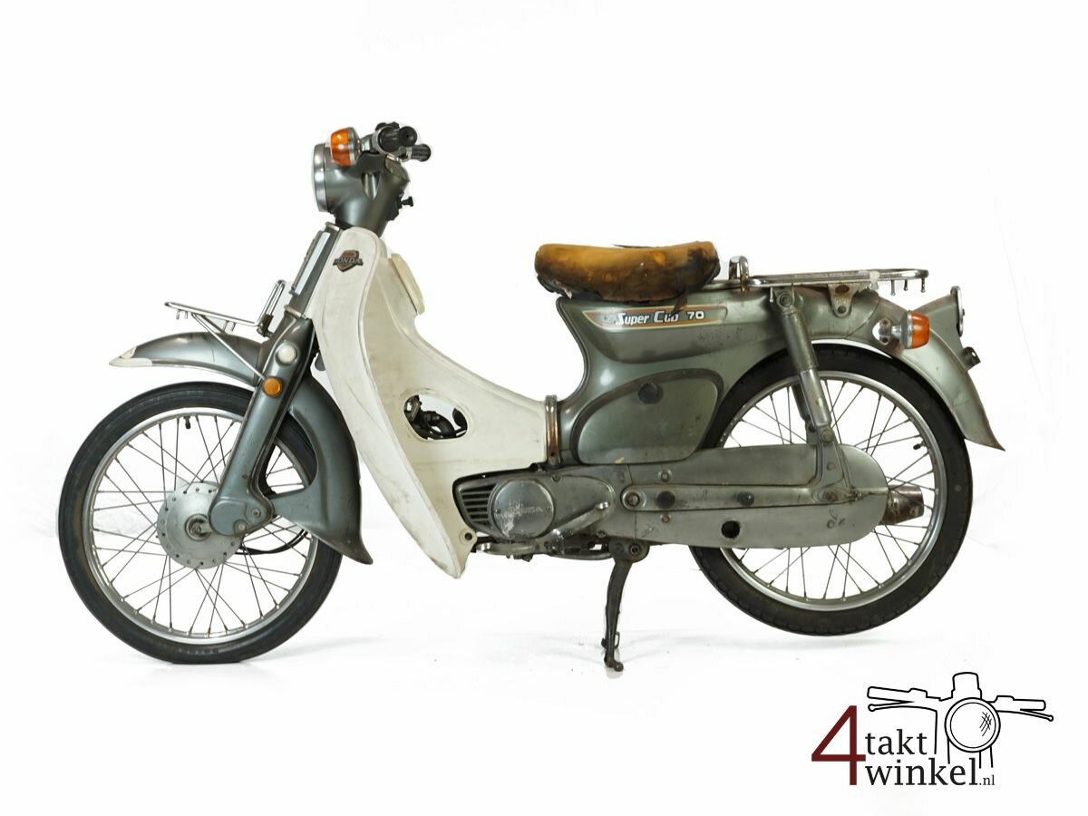 VERKAUFT !!  Honda C70 K1 Japanese, gray, 10407 km