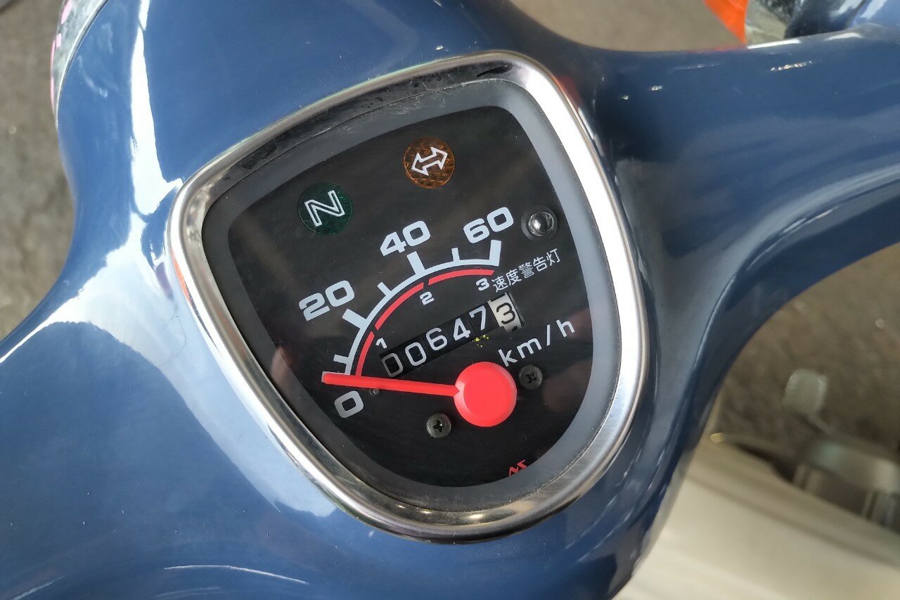 VERKAUFT ! Honda C50 NT, blue, 647km