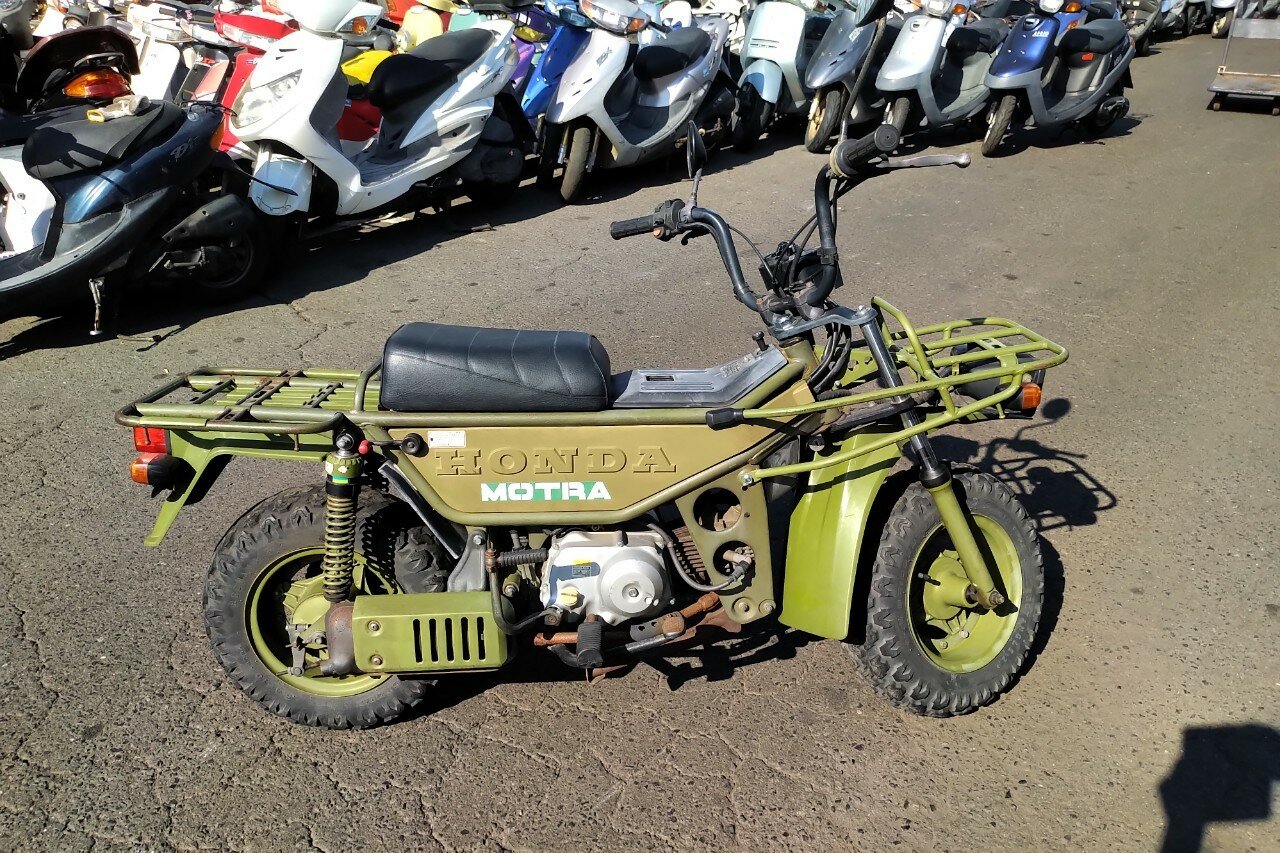 RESERVIERT ! Honda Motra, green, 25203km
