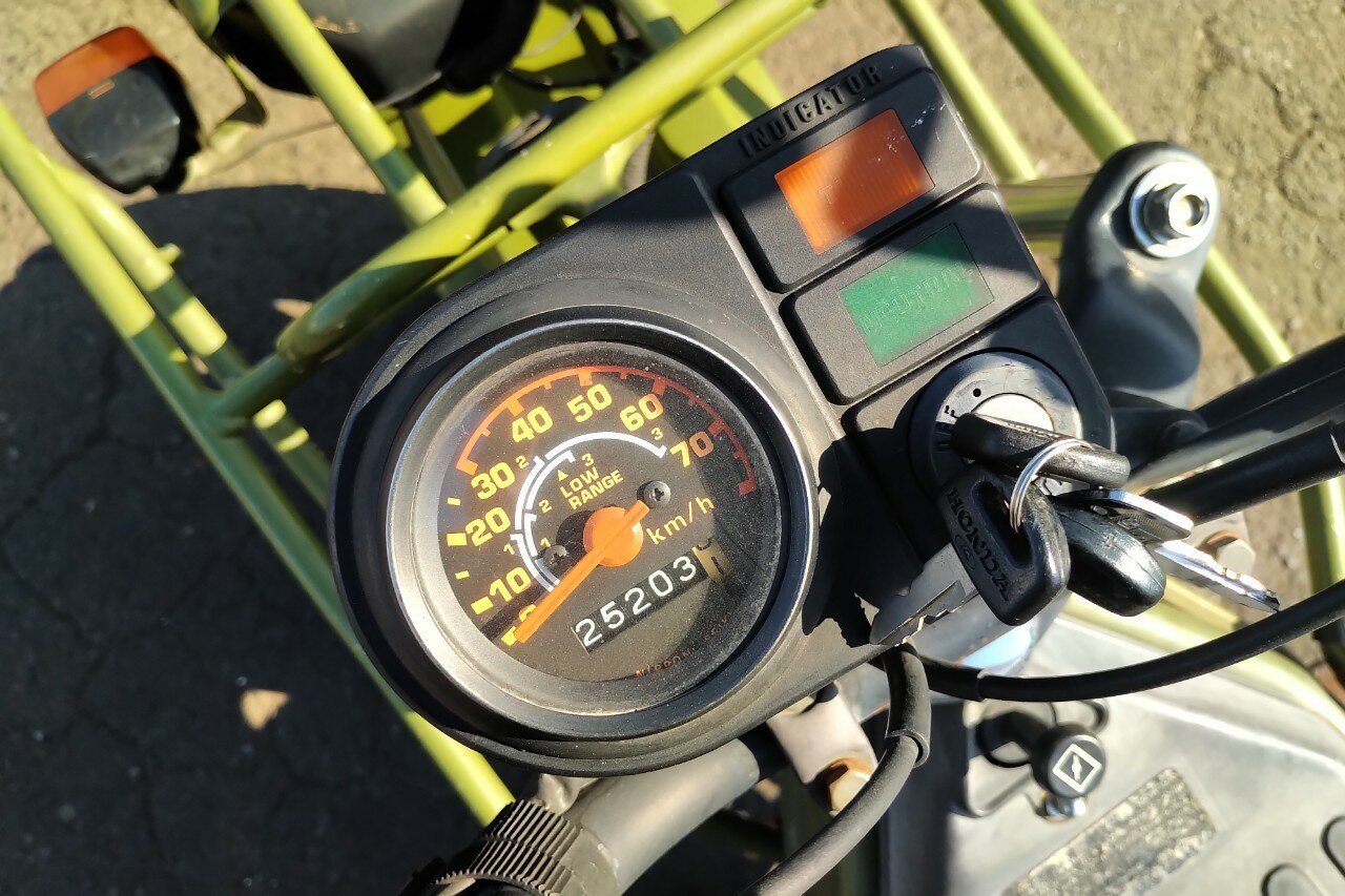 RESERVIERT ! Honda Motra, green, 25203km