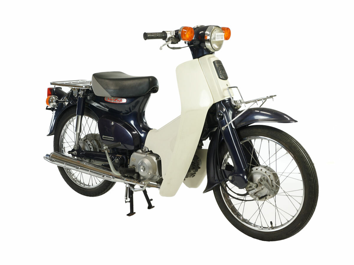 VERKAUFT ! Honda C50 NT, dark blue, 16149km