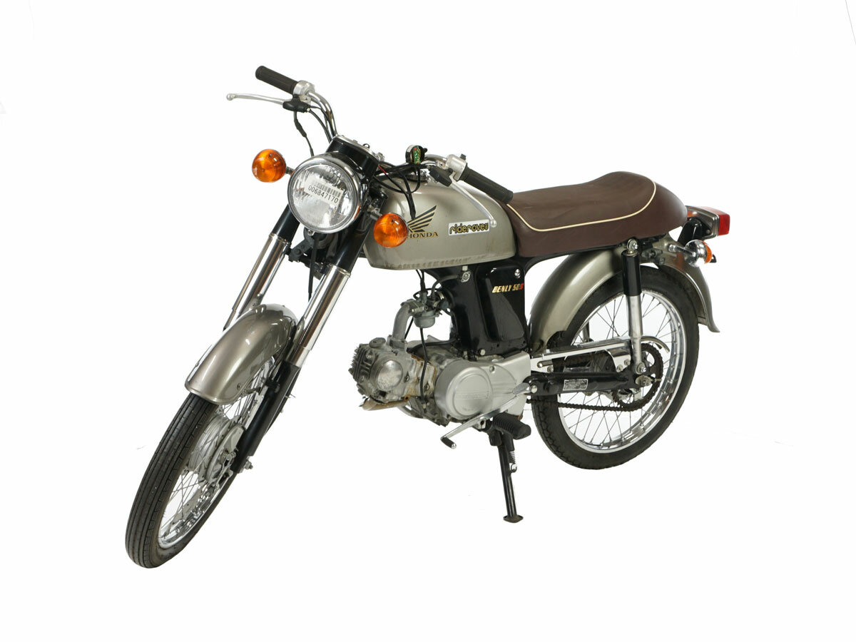 VERKAUFT! Honda CD50s, silver, 16800km