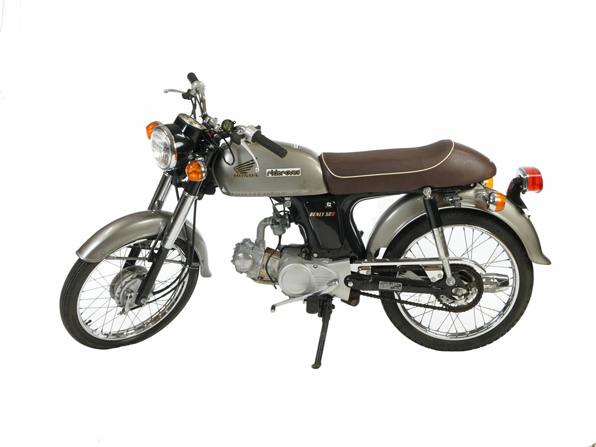 VERKAUFT! Honda CD50s, silver, 16800km