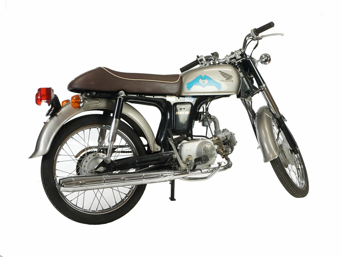 VERKAUFT! Honda CD50s, silver, 16800km