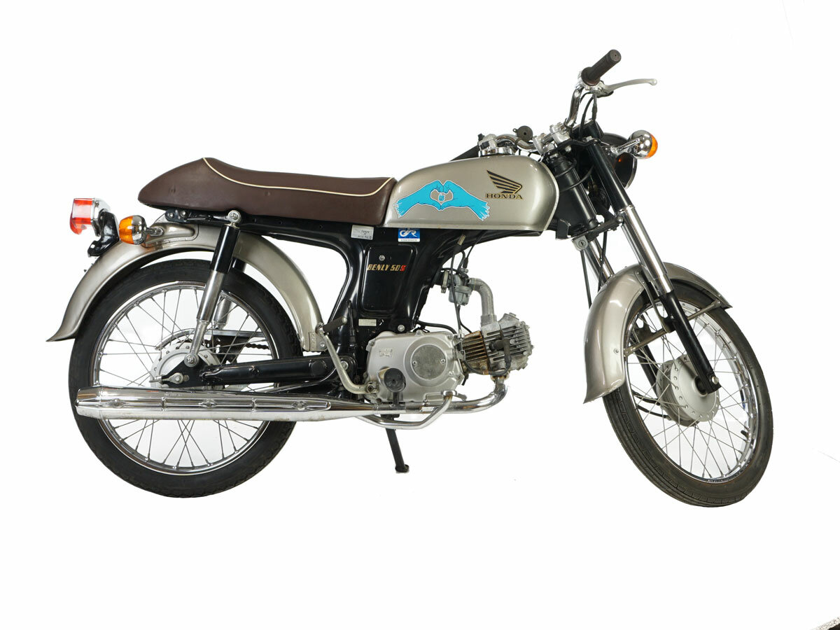 VERKAUFT! Honda CD50s, silver, 16800km