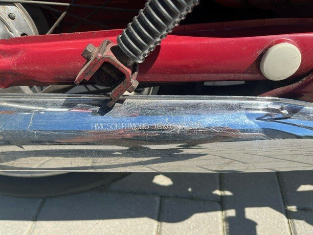 VERKAUFT! Honda C70 OT, rot, 21348 meilen