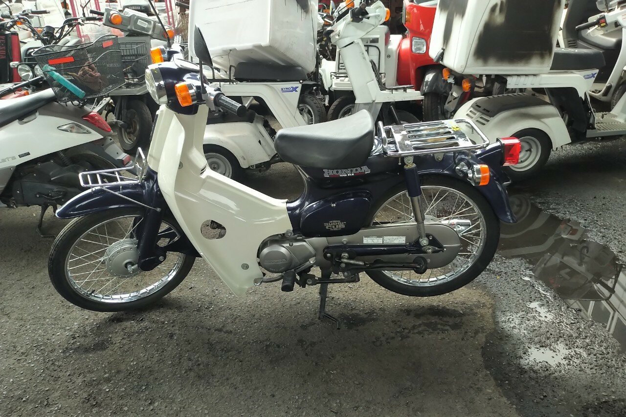 VERKAUFT! Honda C50 NT Japanisch, Blau, 5504 km