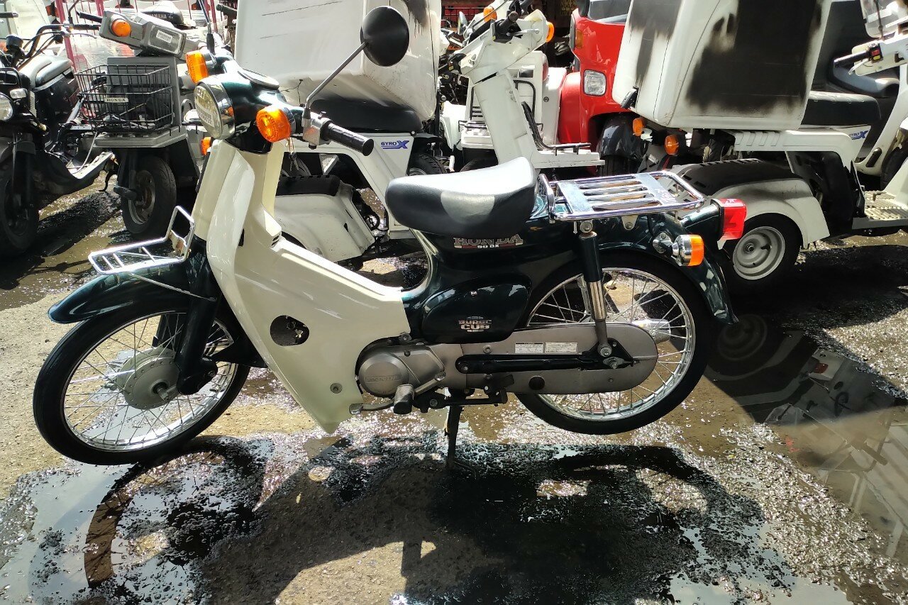 VERKAUFT !  Honda C50 NT Japanisch, Gr&uuml;n, 11273 km