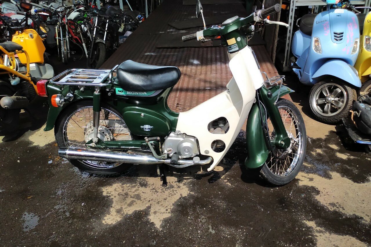 VERKAUFT! Honda C50 NT, Japanisch, Gr&uuml;n, 18962 km